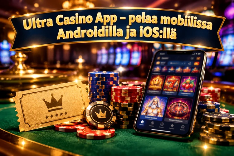 App Ultra Casino - pelaa mobiilissa Androidilla ja iOS:llä