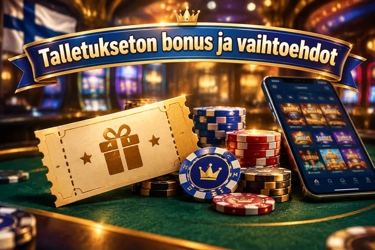 Talletukseton bonus ja vaihtoehdot